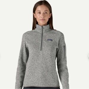 Patagonia Women’s Better Sweater - Gray Women's Half-Zip Fleece Pullover